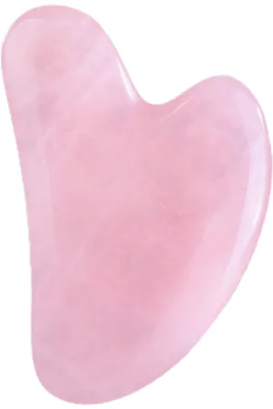 MissLady Scraping Board Gua Sha Massage Tool (Heart-shaped) - 1pc - Pink