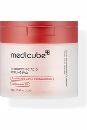 medicube Red Succinic Acid Peeling Pad - 155g/70cuscinetti