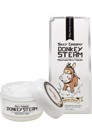 ELIZAVECCA Silky Creamy Donkey Steam Moisture Milky Cream