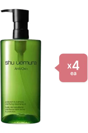 Shu Uemura Anti/Oxi+ Pollutant & Dullness Clarifying Cleansing Oil - 450ml (4ea) Set
