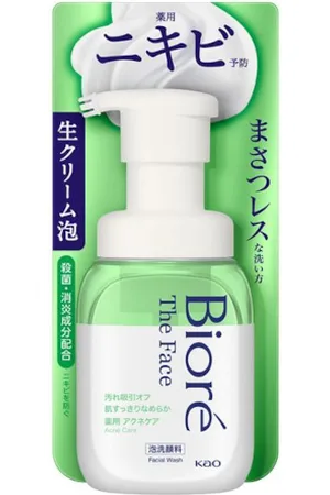 Kao Biore The Face Foam Cleanser Acne Care - 200ml