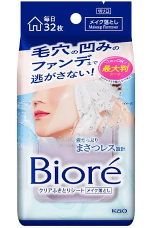 Kao Biore Clear Wipe Sheets - 32 fogli