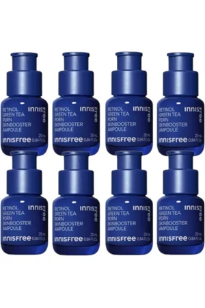 Innisfree Retinol Green Tea PDRN Skin Booster Ampoule - 25ml (8ea)