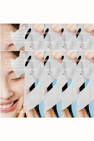 COSRX Hydrium Triple Hyaluronic Water Wave Sheet Mask - 8pcs
