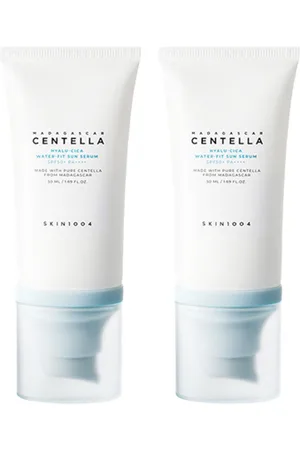 SKIN1004 Madagascar Centella Hyalu-Cica Water-Fit Sun Serum SPF50+ PA++++ Twin Pack - 50ml*2ea