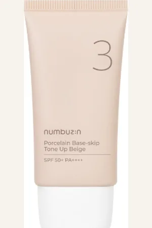 numbuzin No.3 Porcelain Base-skip Tone Up Beige SPF50+ PA++++ - 50ml