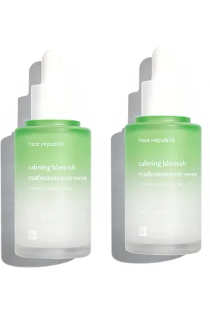 Face Republic Calming Blemish Madeccassoside Serum - 45ml (2ea) Set