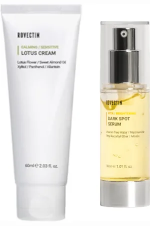 Rovectin Calming Lotus Cream - 60ml + Vita Dark Sport Serum - 30ml Set