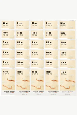 Missha Airy Fit Sheet Mask - Rice - 1pc (30ea) Set