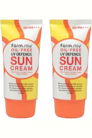 Farm Stay Oil Free UV Defence Sun Cream SPF50+ PA+++ - 70ml (2ea) Set