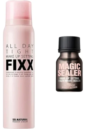 So Natural All Day Tight Make Up Setting Fixx - 75ml + Makeup Setting Multi Magic Sealer - 10ml Set