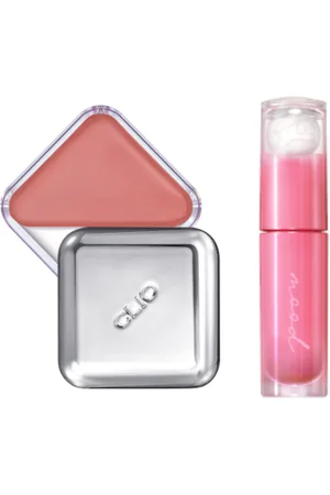 All-in-one Sets Peripera x CLIO - Ink Mood Glowy Tint + Lipcheek Tap Tteok Recipe Special Set B