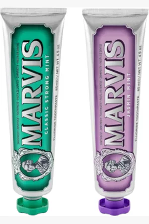 Marvis Jasmin Mint Toothpaste - 85ml (1ea) + Classic Strong Mint Toothpaste - 85ml (1ea) Set