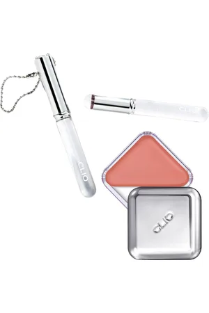 Clio Essential Lipcheek Tap 01 Peach Flush + Lip Brush Set