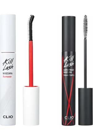 Clio Kill Lash Superproof Mascara 02 Volume Curling + Remover Set