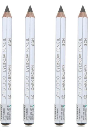 Shiseido Eyebrow Pencil - 02 Dark Brown (4ea) Set