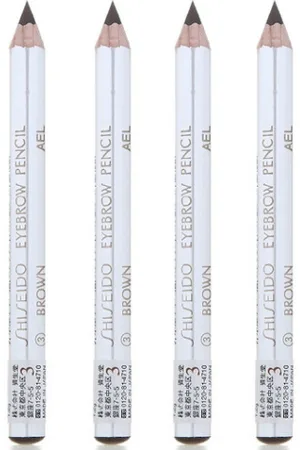Shiseido Eyebrow Pencil - 03 Brown (4ea) Set