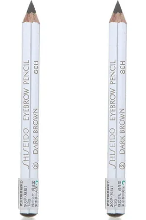 Shiseido Eyebrow Pencil - 02 Dark Brown (2ea) Set