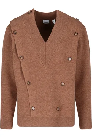 Burberry Pullover Scollo A V Doppiopetto