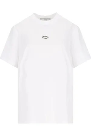 Stella McCartney T-Shirt Con Strass