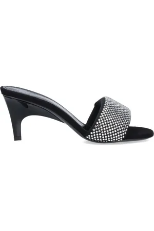 The Attico Sandali Con Cristalli "Rem"