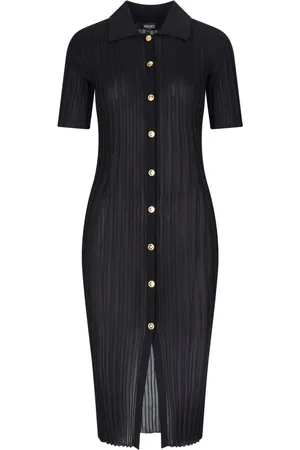 VERSACE Abito Midi Plissettato