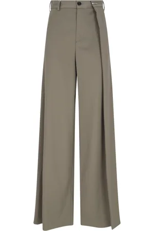 Maison Margiela Pantaloni Palazzo Con Pinces