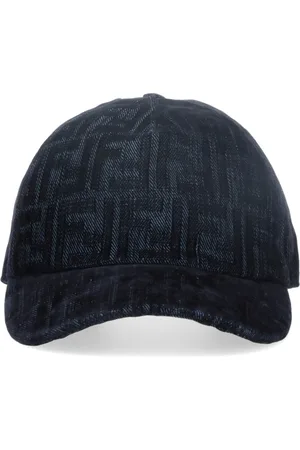 Fendi Cappello Baseball In Denim "Ff"