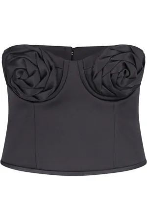 Marc Jacobs Crop Top "The Satin Rose Corsette"