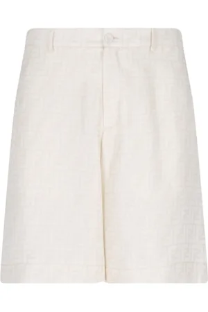 Fendi Pantaloncini In Seta "Ff"