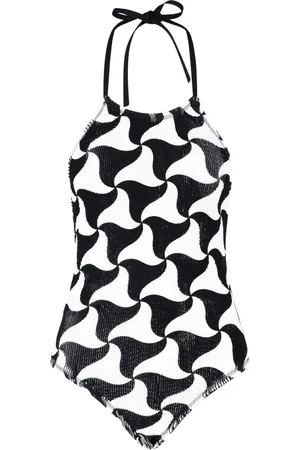 Bottega Veneta Costume Da Bagno Intero Stampato