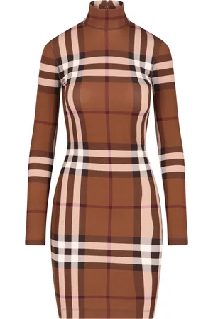 Burberry Abito Tubino Motivo Tartan