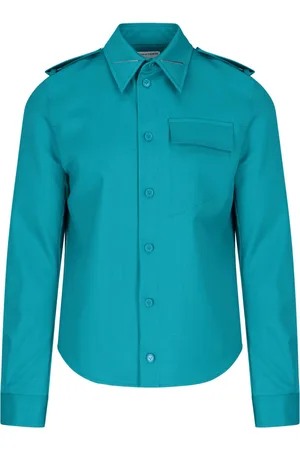 Bottega Veneta Camicia In Grain De Poudre