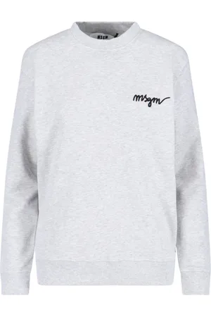 Msgm Felpa Girocollo Logo