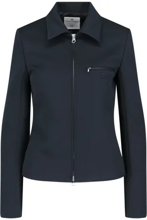 Courrèges Giacca Zip Logo