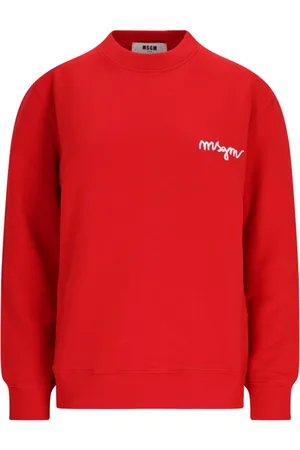 Msgm Felpa Girocollo Logo