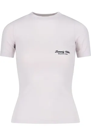Balenciaga T-Shirt In Jersey Stretch "Beverly Hills"