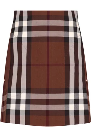 Burberry Gonna Motivo Tartan