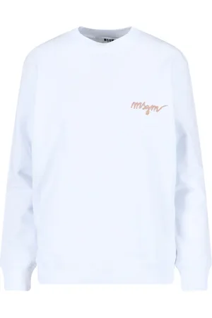 Msgm Felpa Girocollo Logo
