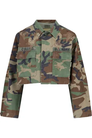 ROSSANO PERINI Giacca Crop Camouflage