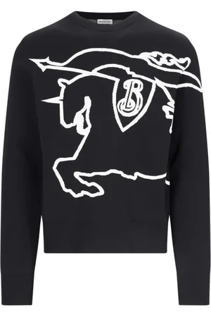 Burberry Maglione Intarsio Logo