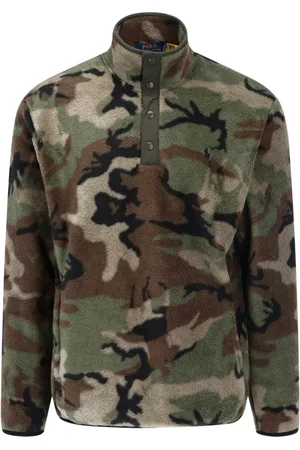 Ralph Lauren Maglione In Sherpa Mimetico