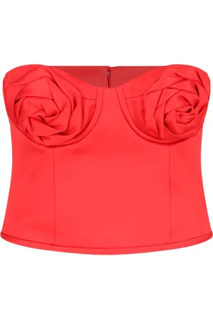 Marc Jacobs Crop Top "The Satin Rose Corsette"