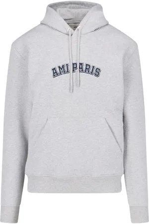 Ami Felpa Cappuccio Logo "Paris"