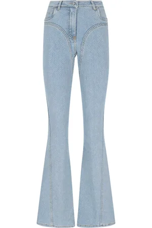 MUGLER Jeans Strass All-Over