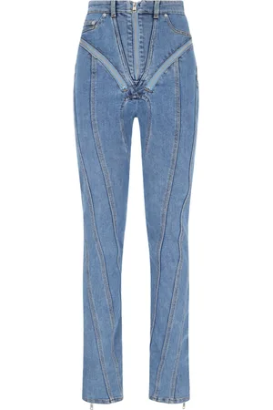 MUGLER Jeans "Zipped Spiral"