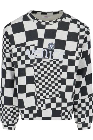 ERL Felpa Girocollo "Check Print"