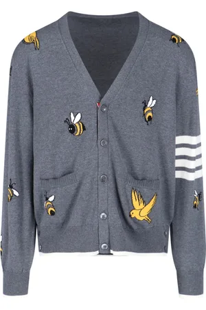 Thom Browne Cardigan "Birds And Bees"