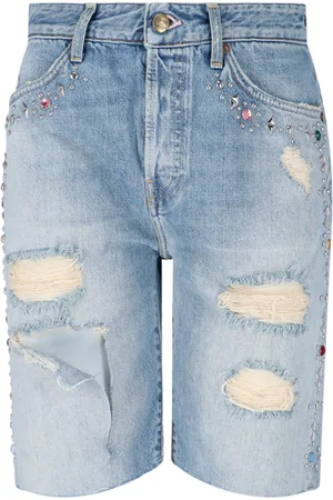 WASHINGTON DEE CEE Pantaloncini Dettagli Destroyed