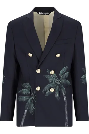 Palm Angels Blazer Doppiopetto Stampa